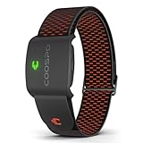 COOSPO HW9 Herzfrequenzmesser, Bluetooth ANT+ & Sensor LED & Smart HRM pulsuhren IP67 wasserdichte, pulsmesser Armband Kompatibel mit Polar Wahoo Garmin Zwift Elite HRV