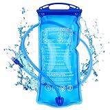flintronic Trinkblase 1,5L/2L Wasserblase für Trinkrucksack, BPA-freies Wasserblase für Rucksack, mit auslaufsicherer Wasserreservoir, Trinkbeutel Wassertank mit Schlauch ALS Trinksystem