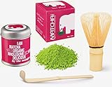 *SOMMERAKTION* 30g Original BIO & VEGAN Matcha Starter Set - Markenprodukt von imogti - DLG Prämiert 2016 - (30g original Bio Matcha + Original Matcha Bambusbesen + Matcha Löffel geschenkt)